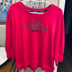 Karl Lagerfeld - Hot Pink Sweatshirt - XL - NWT